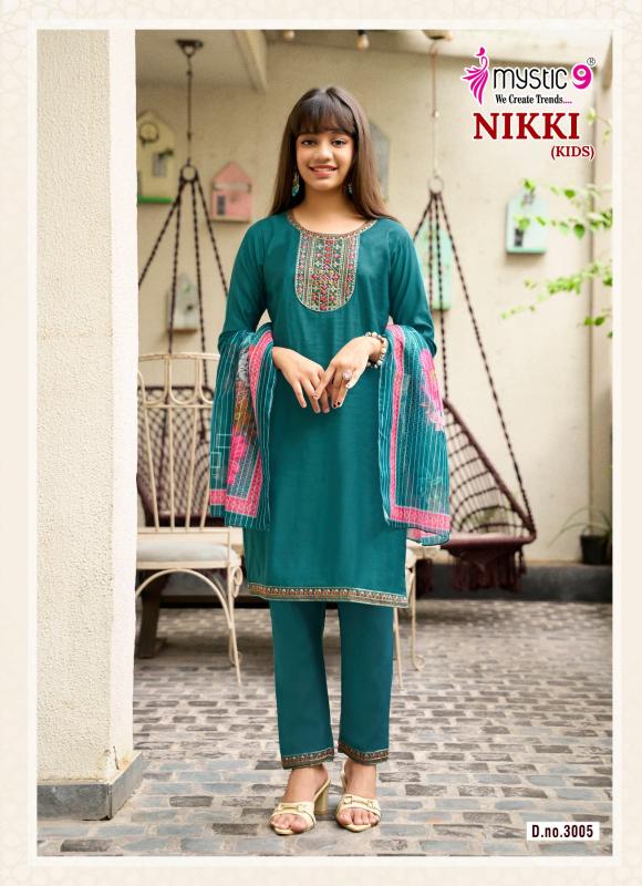 Mystic9 nikki (kids) vol 3 double layered kurti wholesale
